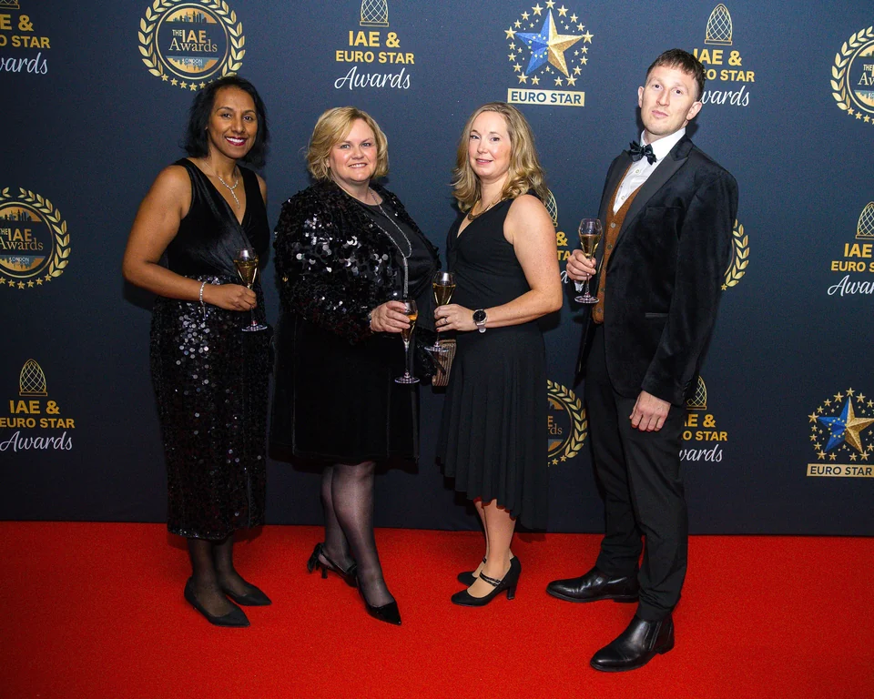 An award presentation from the 2025 ceremony