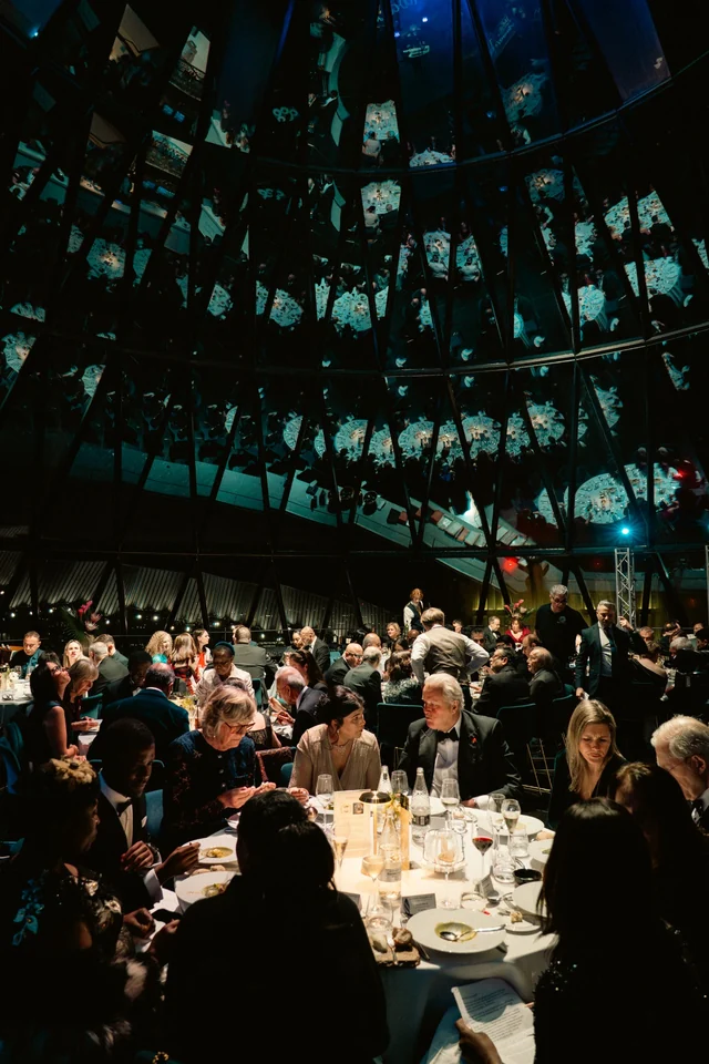 The Gherkin during the 2025 awards dinner