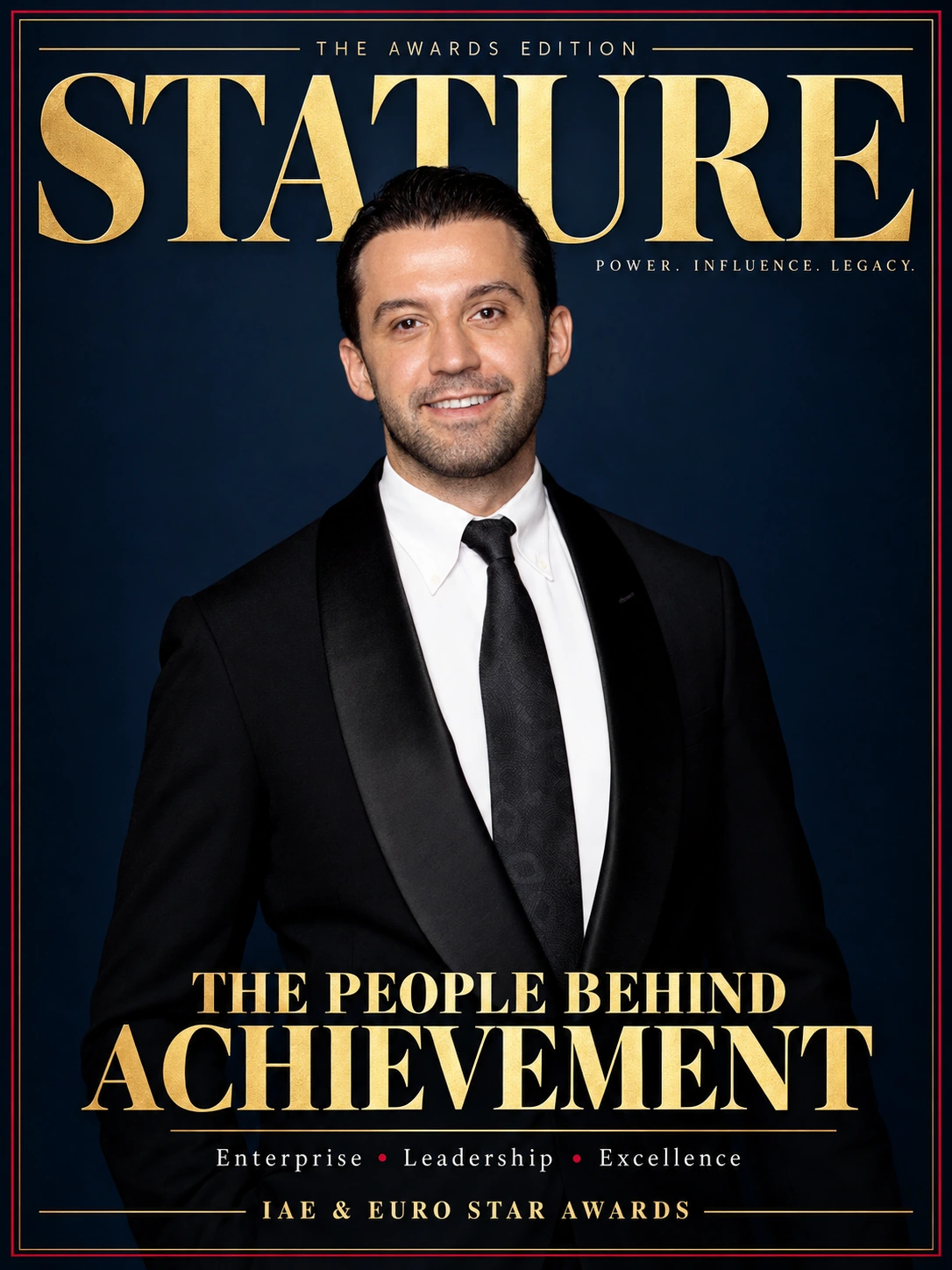 STATURE magazine cover: Power. Influence. Legacy. The Awards Edition. The people behind achievement.